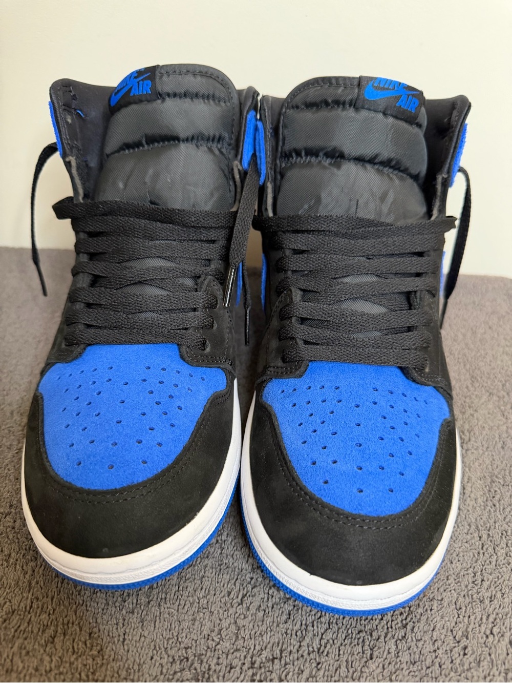 Nike Air Jordan Retro High OG. Men’s size 10.5 in “Royal Reimagined”